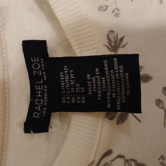 Rachel Zoe Cream Floral Top - Picture 2 of 3